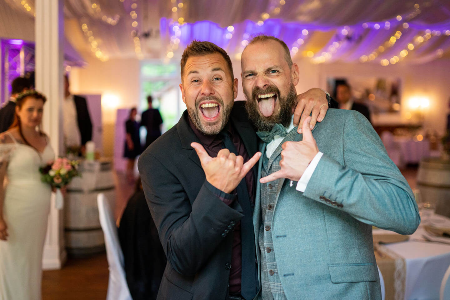 Partystimmung auf einer Hochzeit