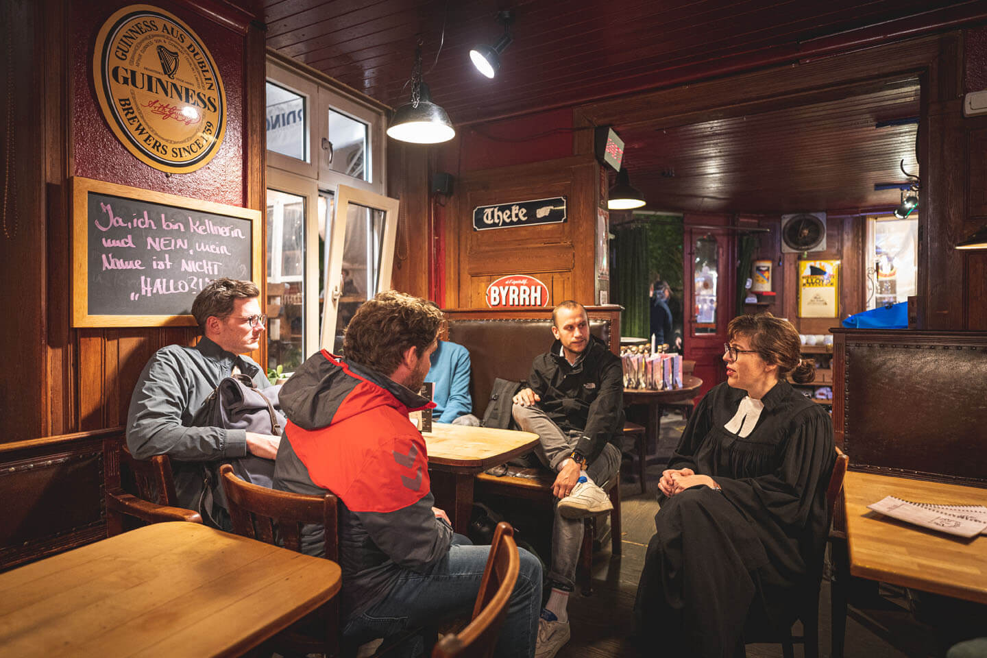 Kneipe Fasan kurz vor Sperrstunde