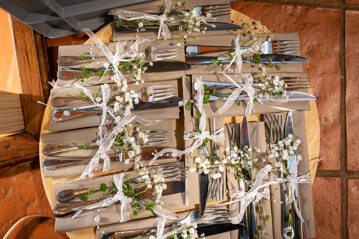 Bestecke Hochzeitsessen