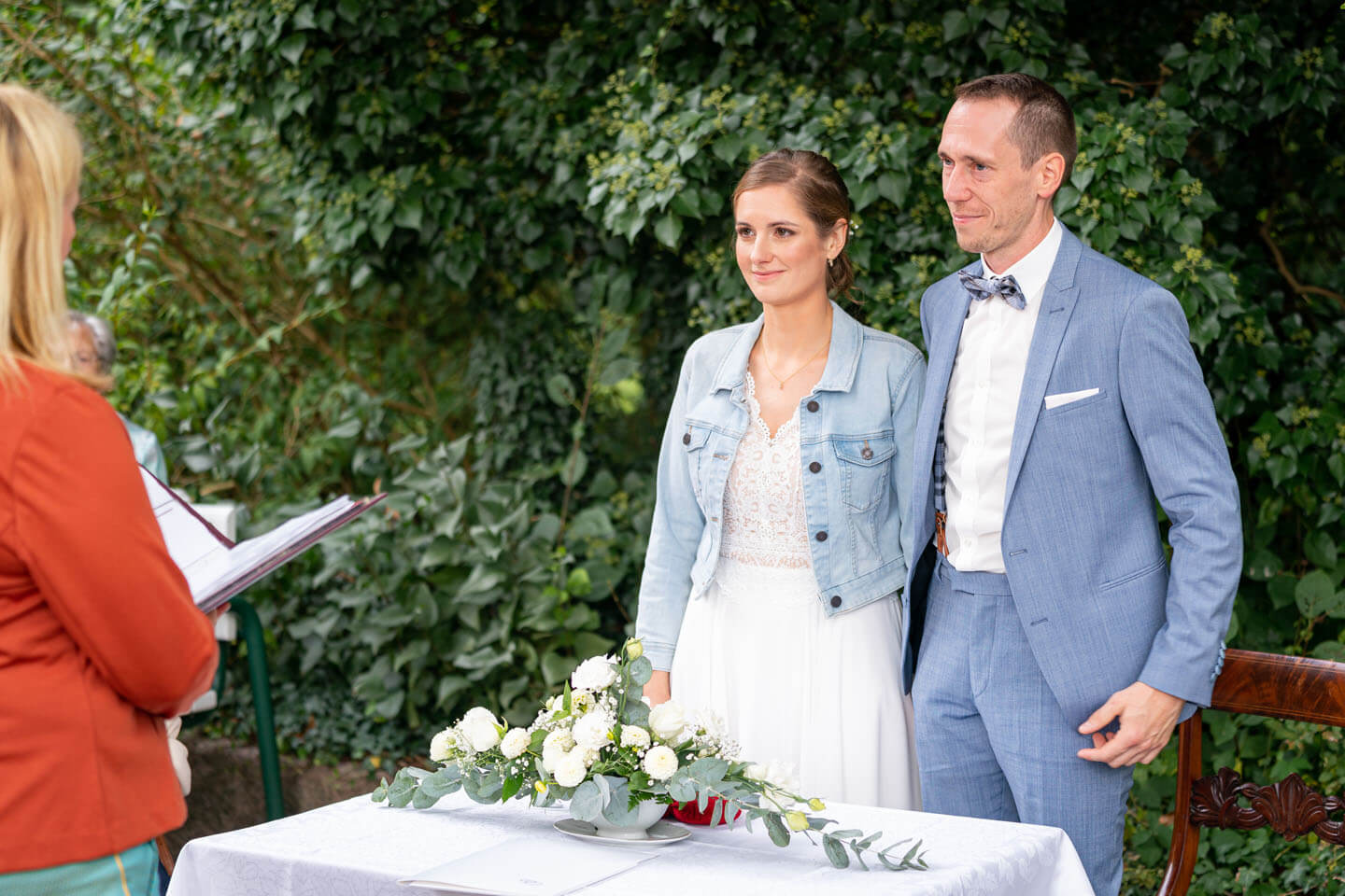 Trauung im Cafe Langes Mühle in Uetersen bei Hamburg