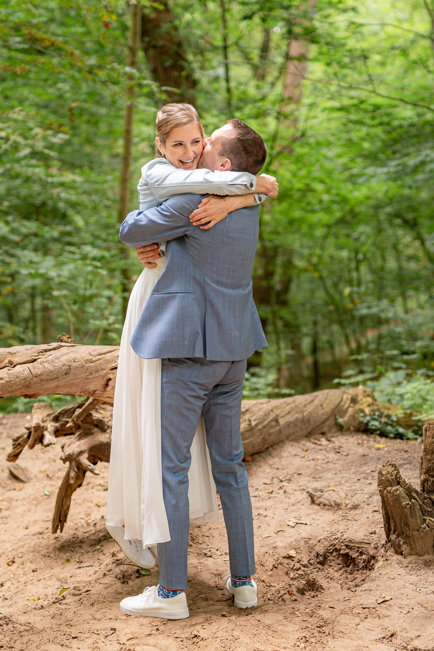 Natürliches Hochzeitsfoto (Fotograf: Florian Läufer, Hamburg)