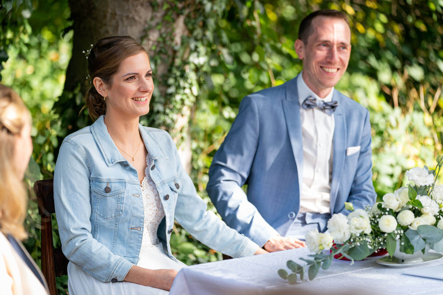 Trauung unter freiem Himmel beim Cafe Langes Mühle