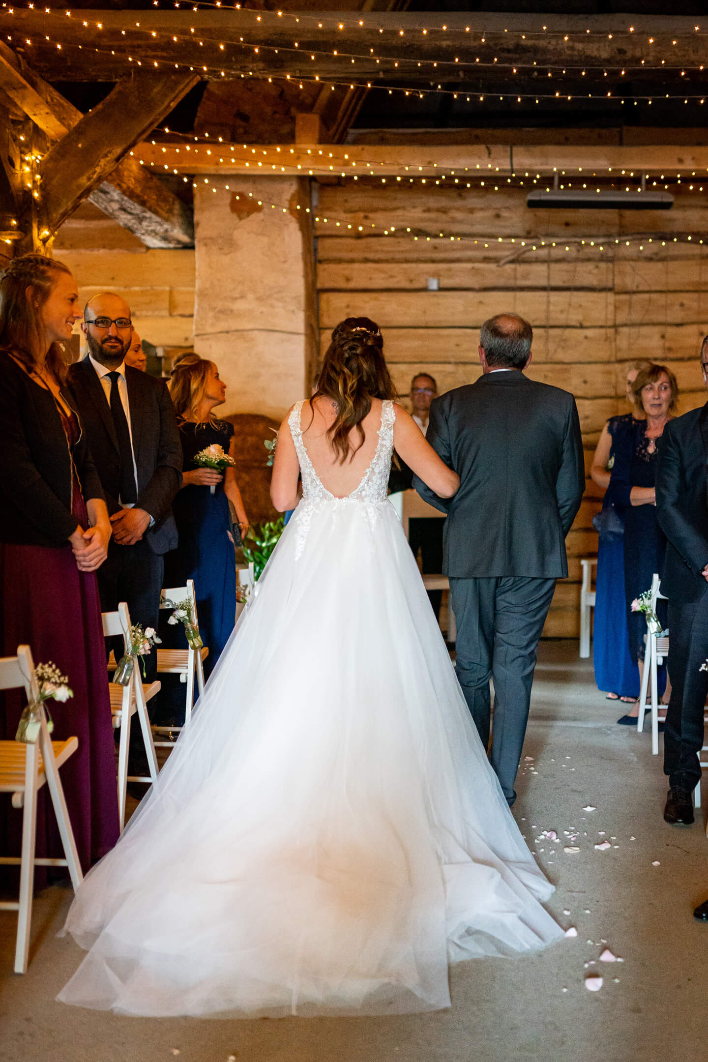 Einzug in die Scheune