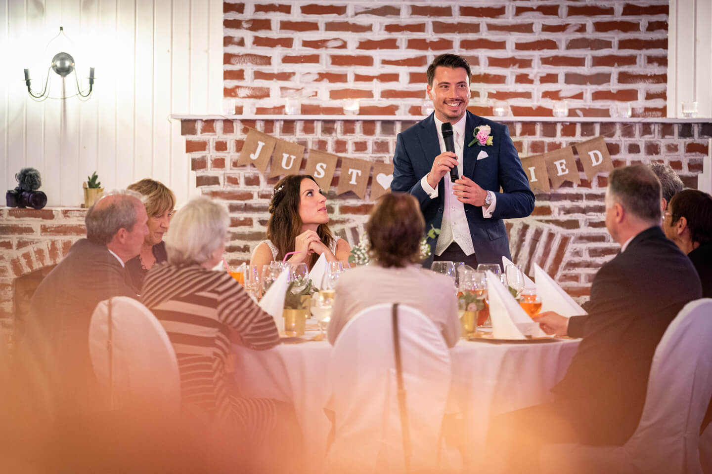 Eröffnungsrede vom Bräutigam