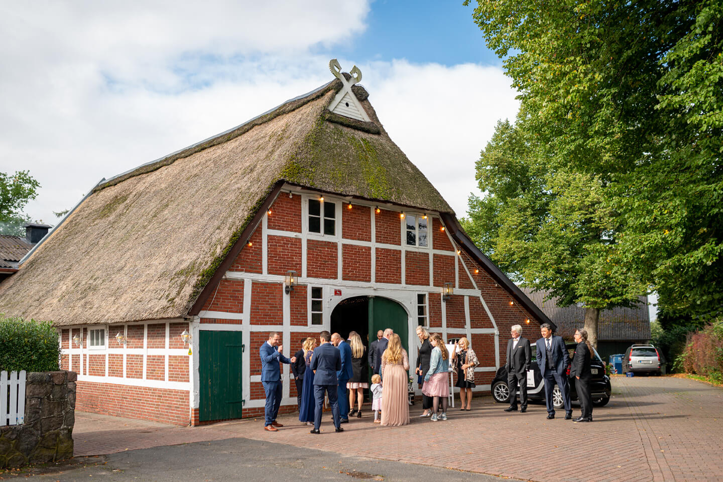 Scheunenhochzeit in der alten Fachwerkscheune.
