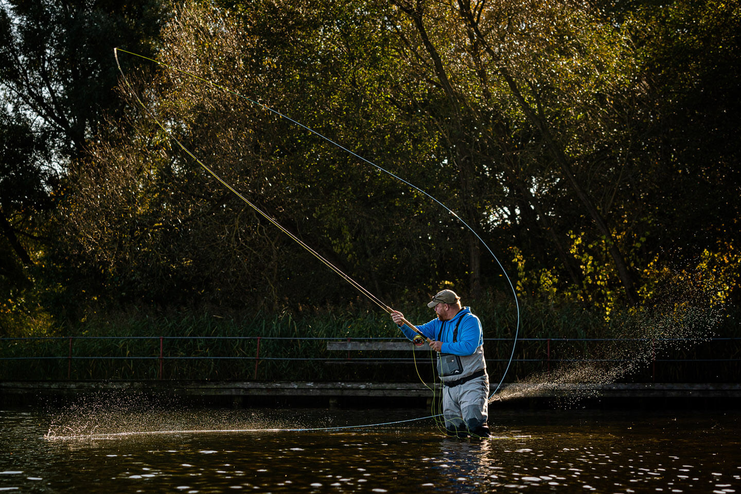 Unternehmensfotografie: Fliegenfischerschule Westensee