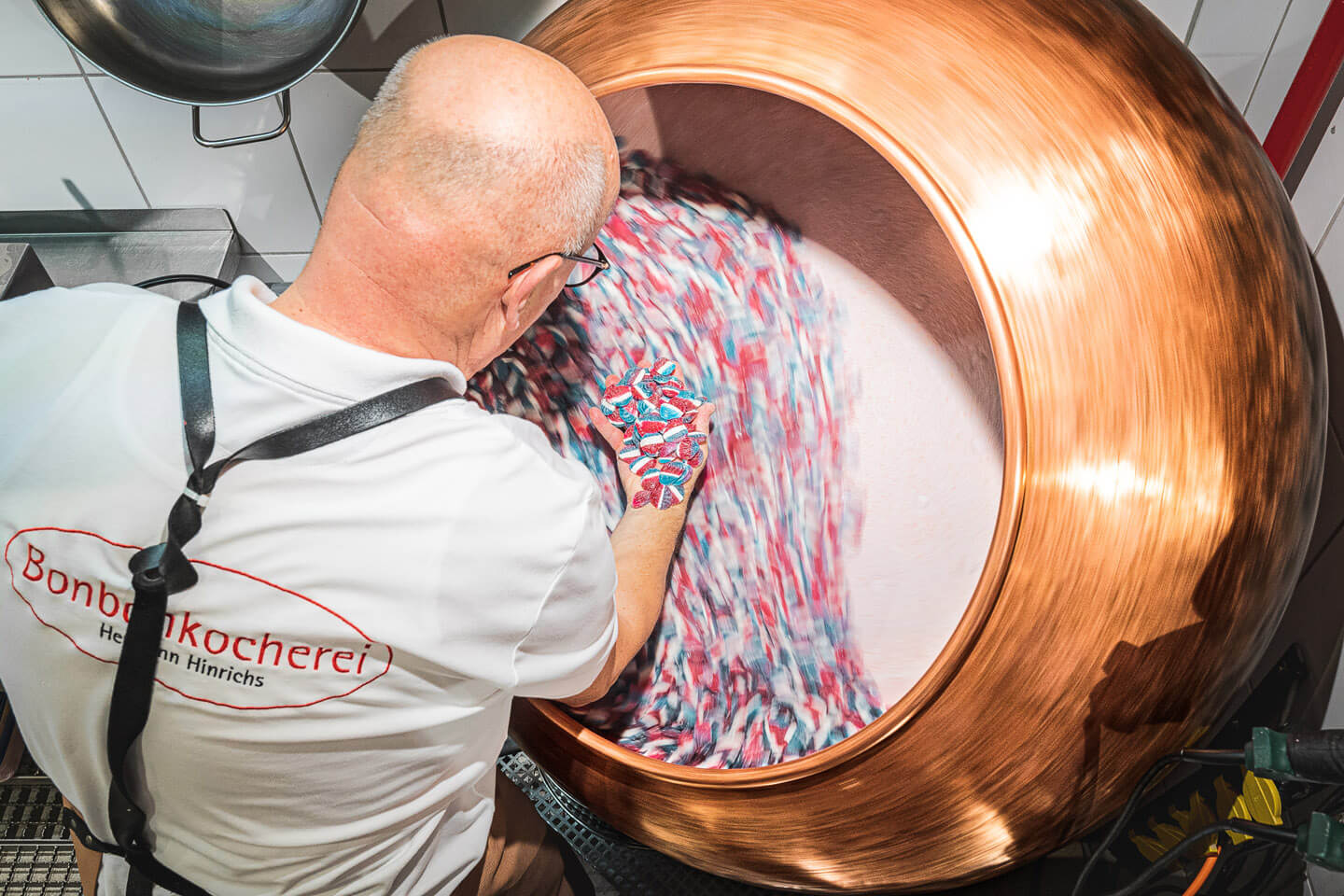 Herman Hinrichs am Drageekessel