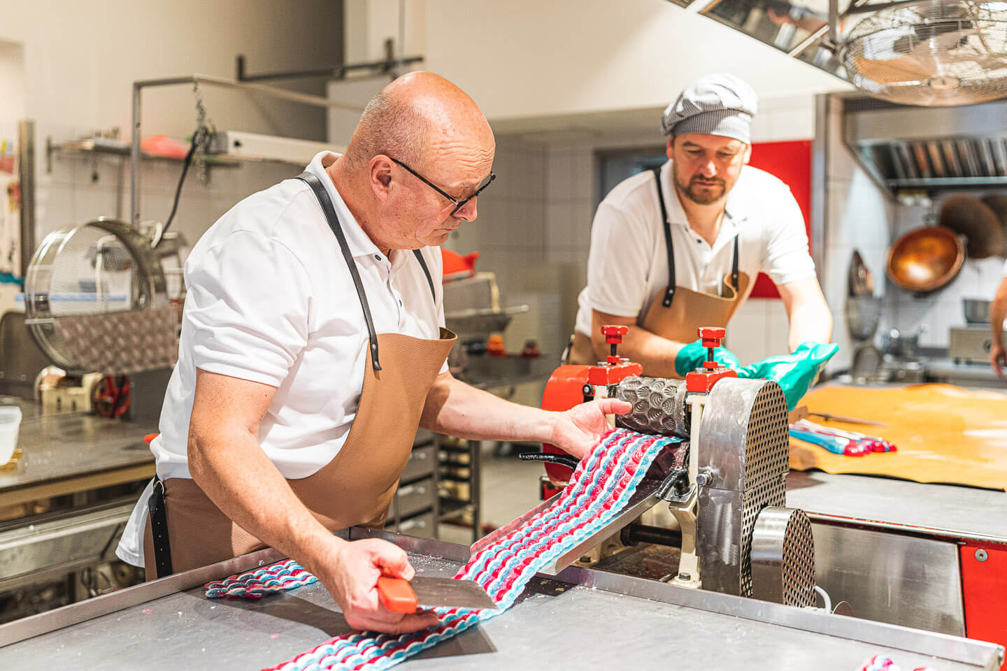 Ein Firmenportrait von Fotograf Florian Läufer - Bonbonkocherei