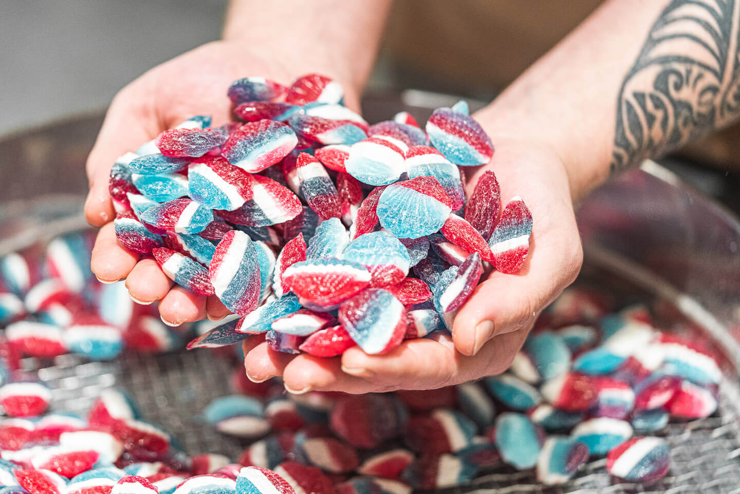 Schleswig-Holsteiner Muschelbonbons. Lecker!