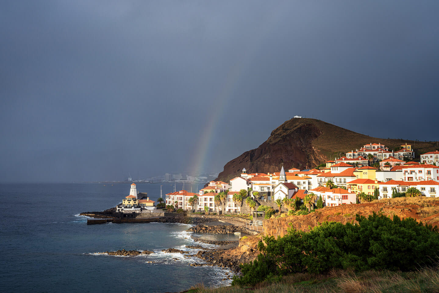 Regenbogen bei Sao Lourenco.