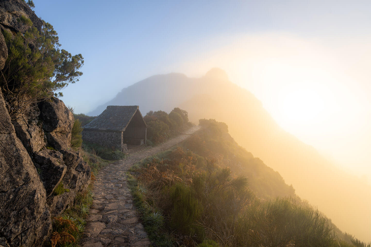 Nebel am Pico Ruivo bei einer Madeira Fotoreise.