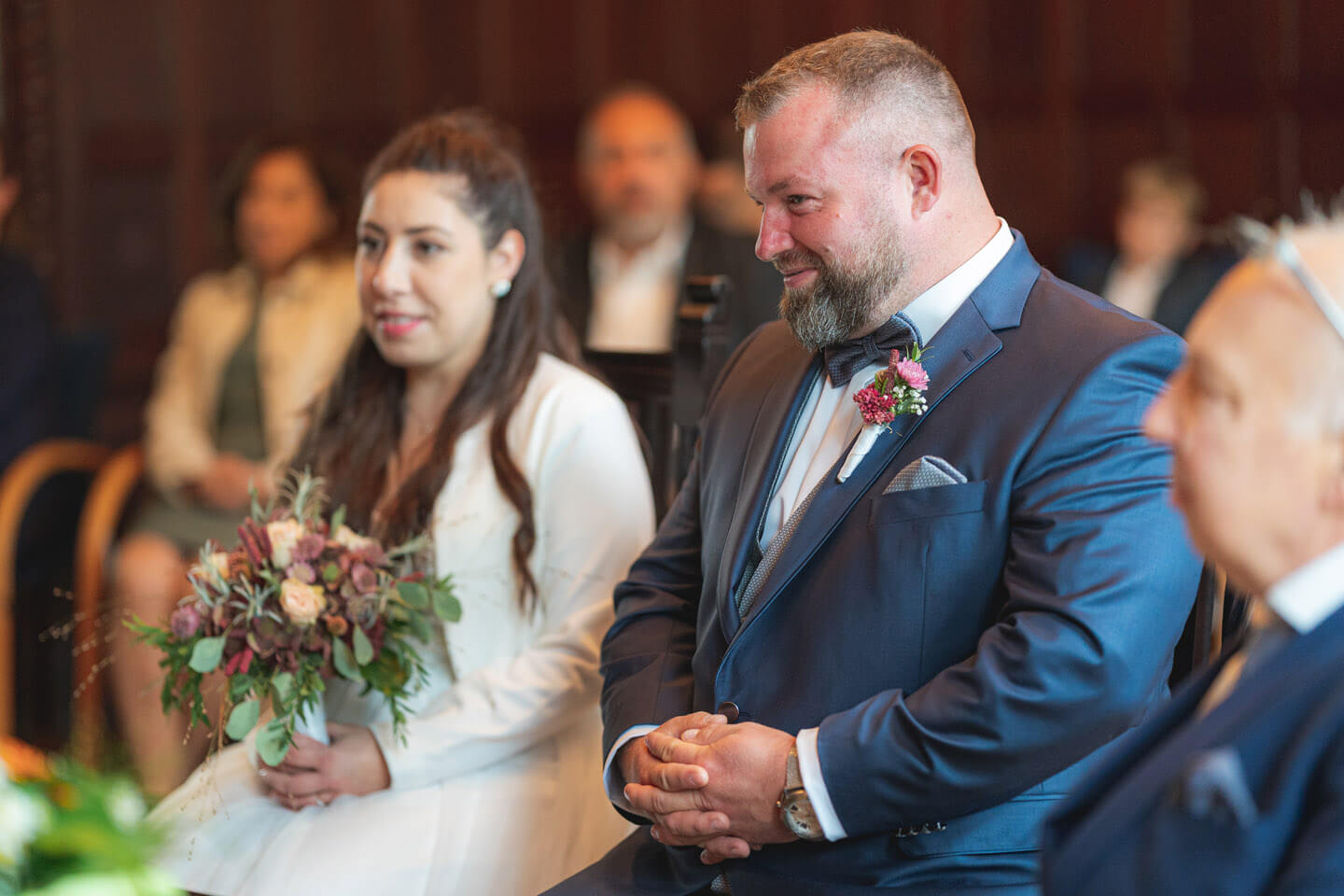 Trauung im Berner Schloss.
