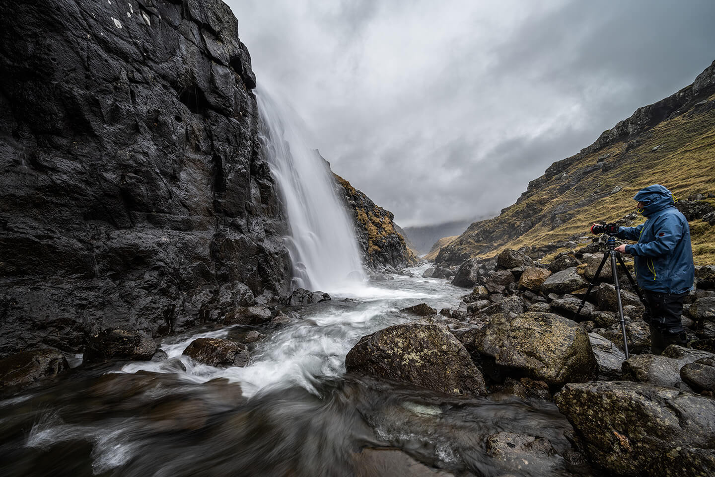 Das Making of der Bilder aus der kleinen Wasserfallschlucht