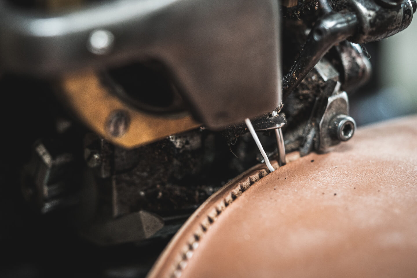 Rahmengenähte Schuhe - Detailfoto