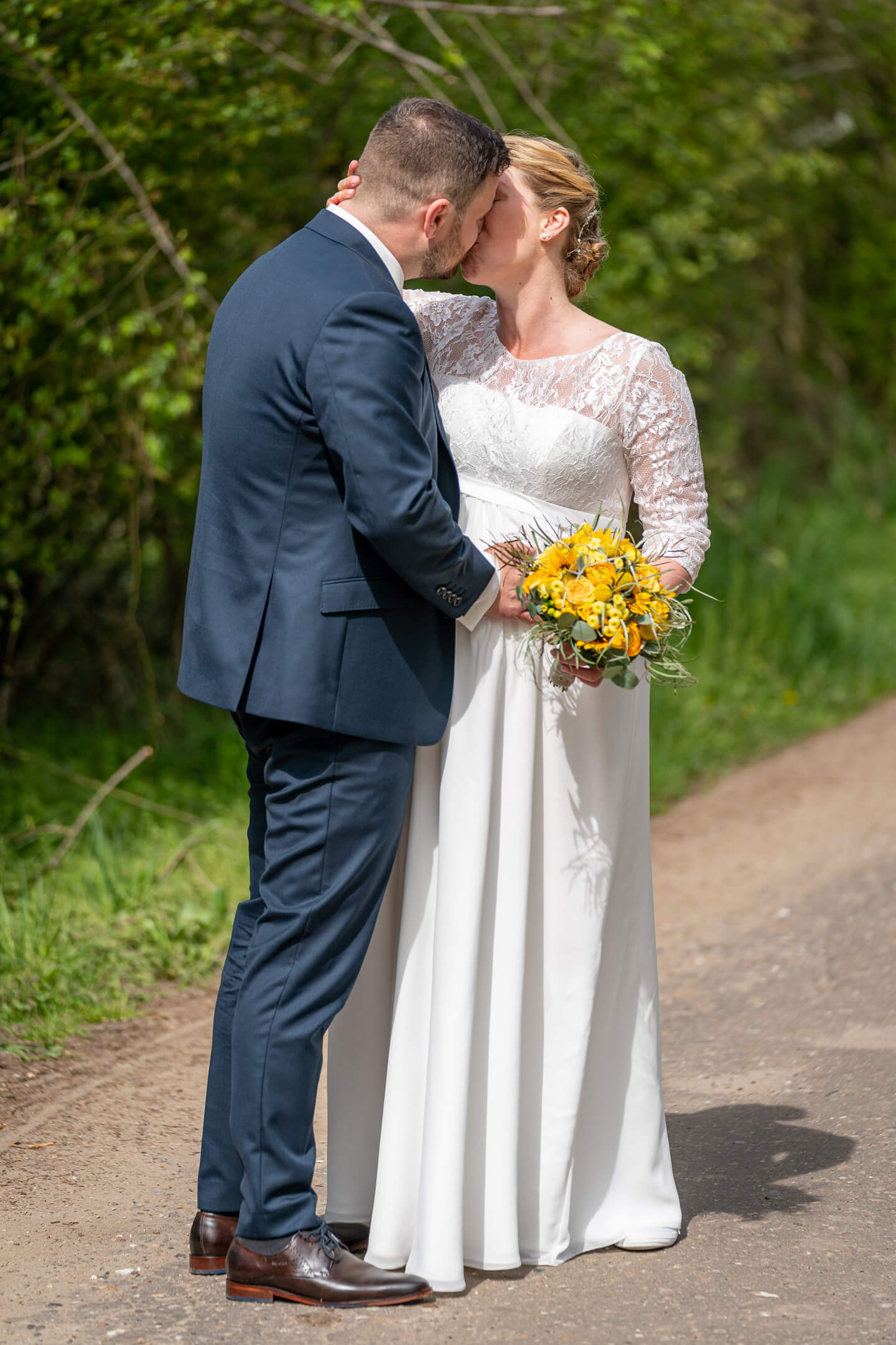 Kuss beim First Look