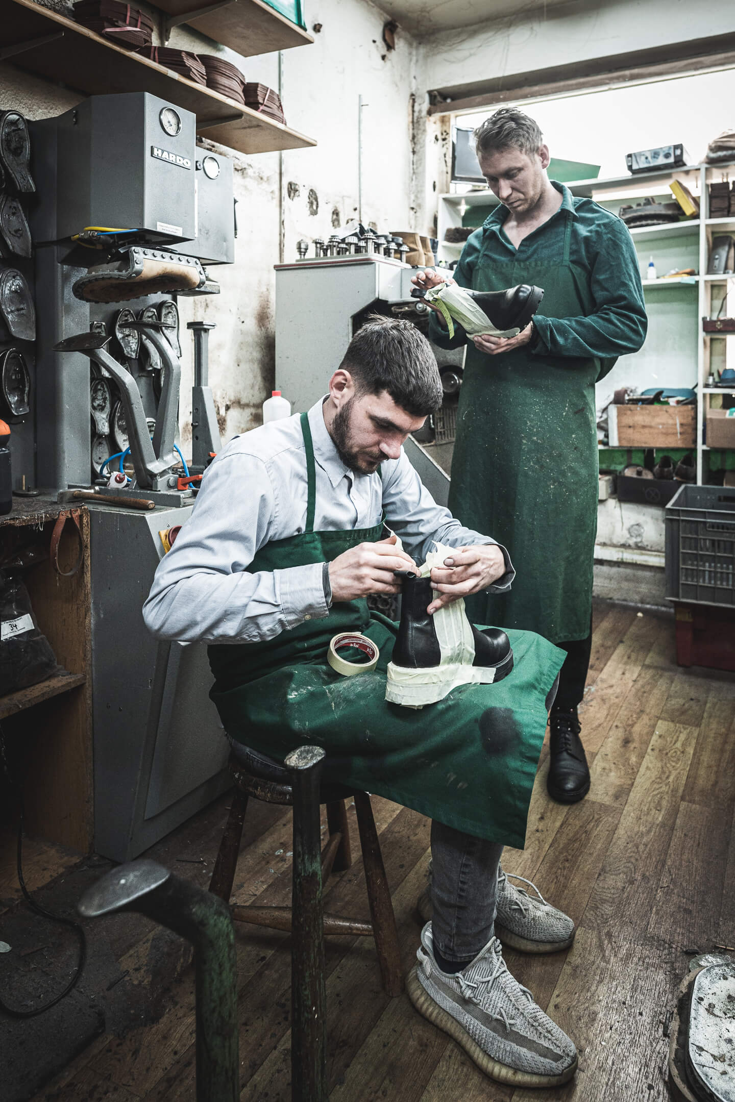 Unternehmensfotografie - Schuhmacherei Bartold in Hamburg