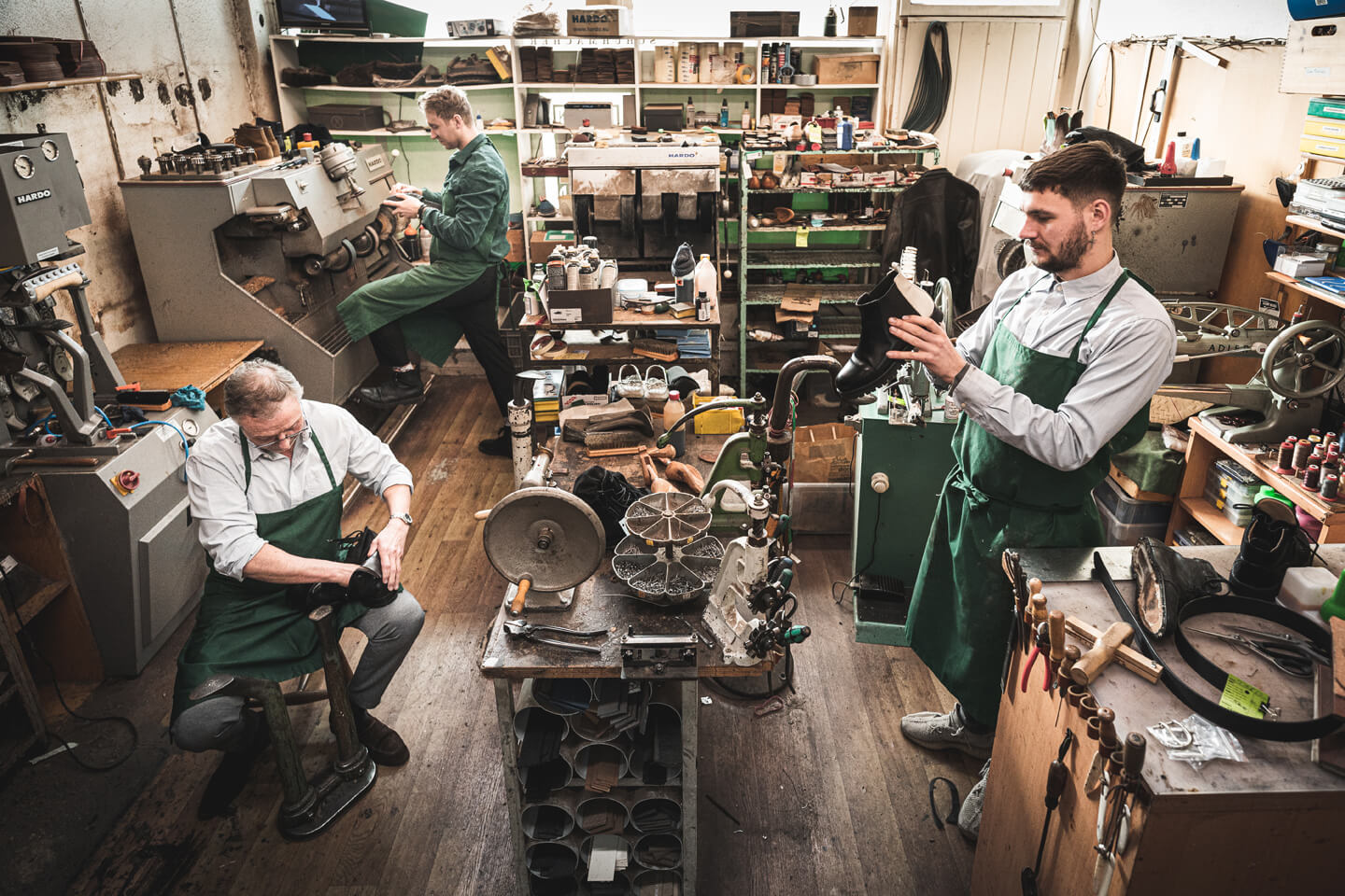 Die Hamburger Scuhmacherei Bartold im fotografischen Portrait