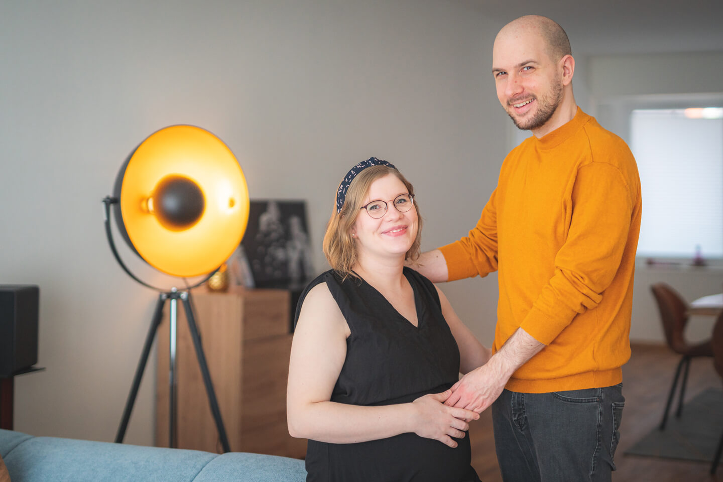 Babybauch-Shooting Indoor