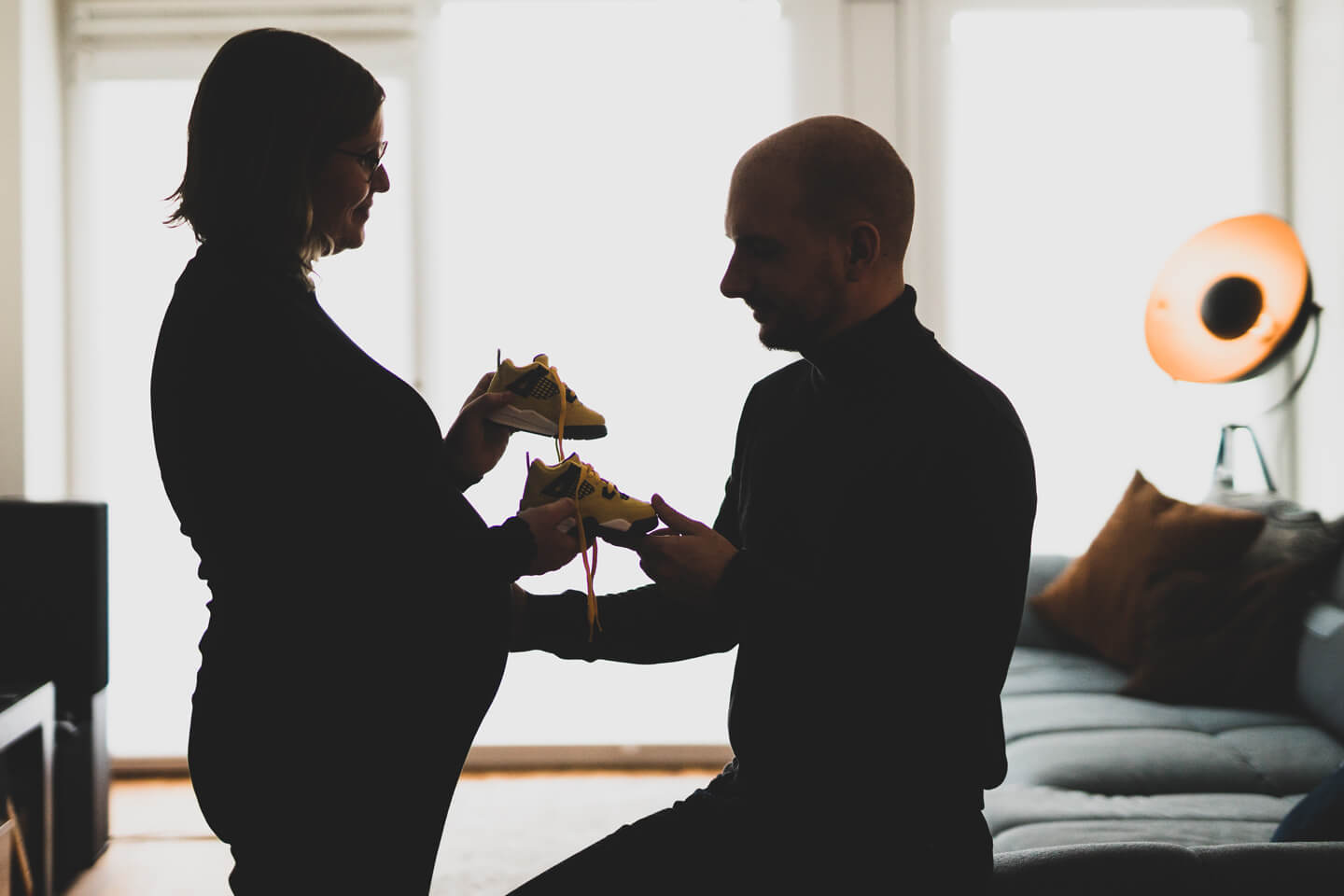 Homeshooting Schwangerschaftsfotos