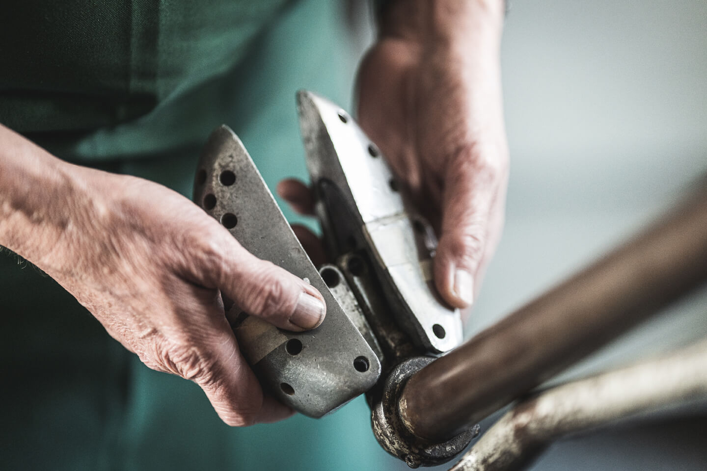 Details fotografieren Handwerker