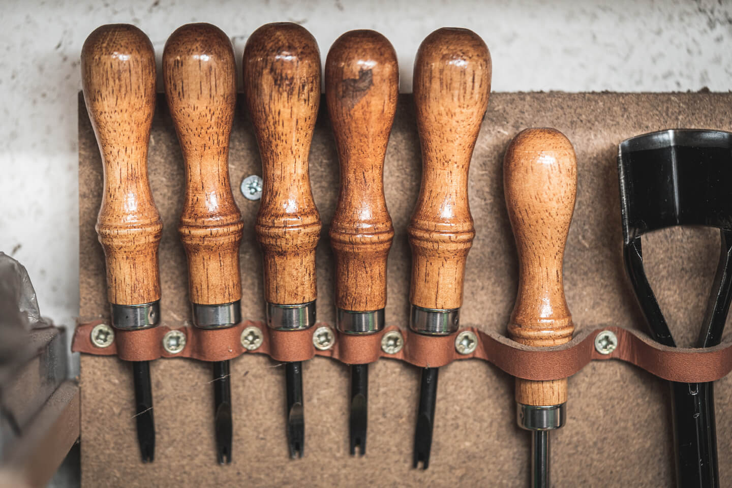 Handwerkszeug eines Schuhmachers in hamburg