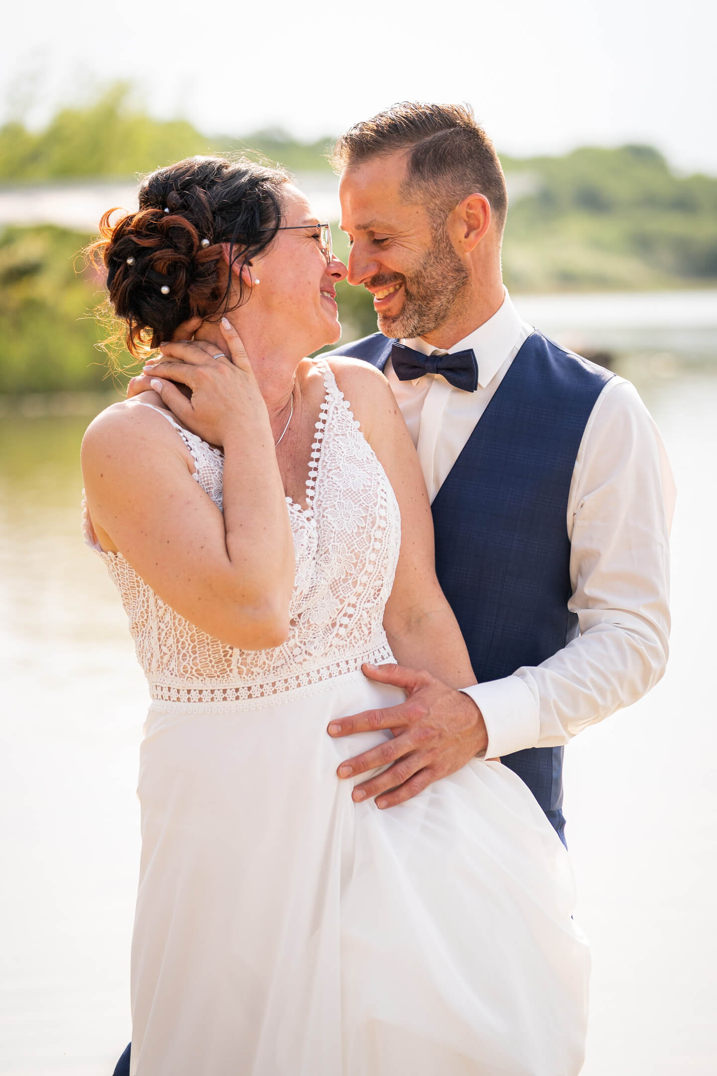 Paarshooting am Seeufer