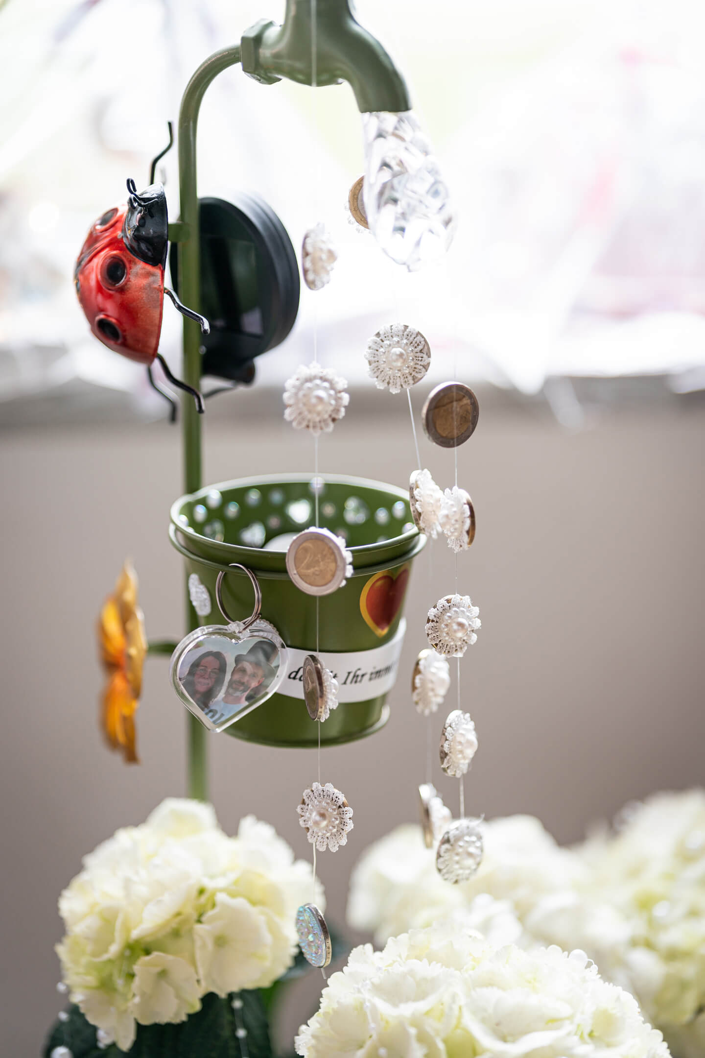 Geldhahn als Hochzeitsgeschenk