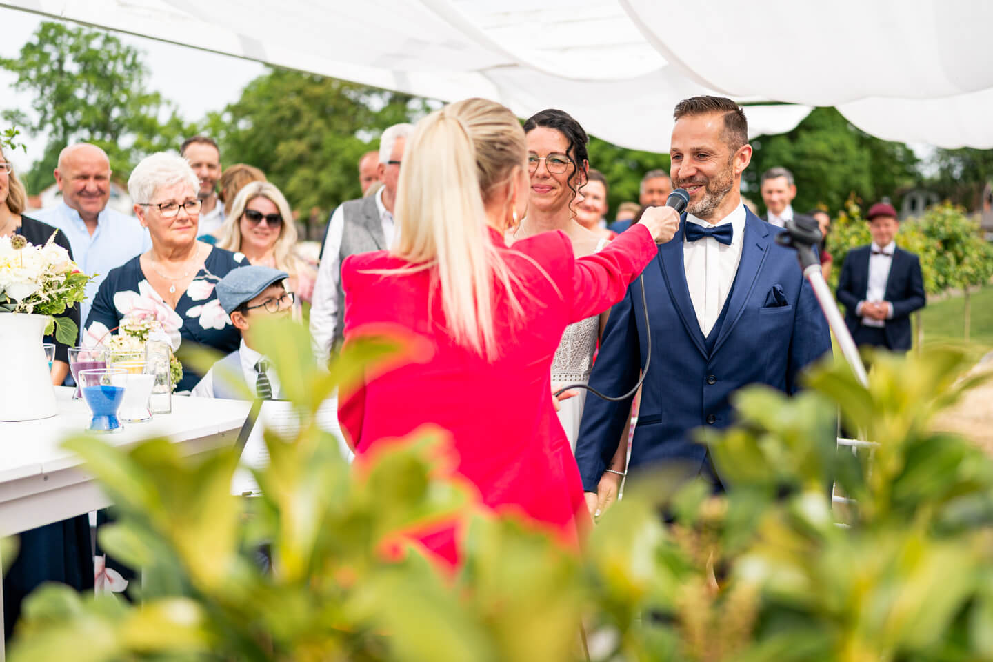 Das Jawort vom Bräutigam