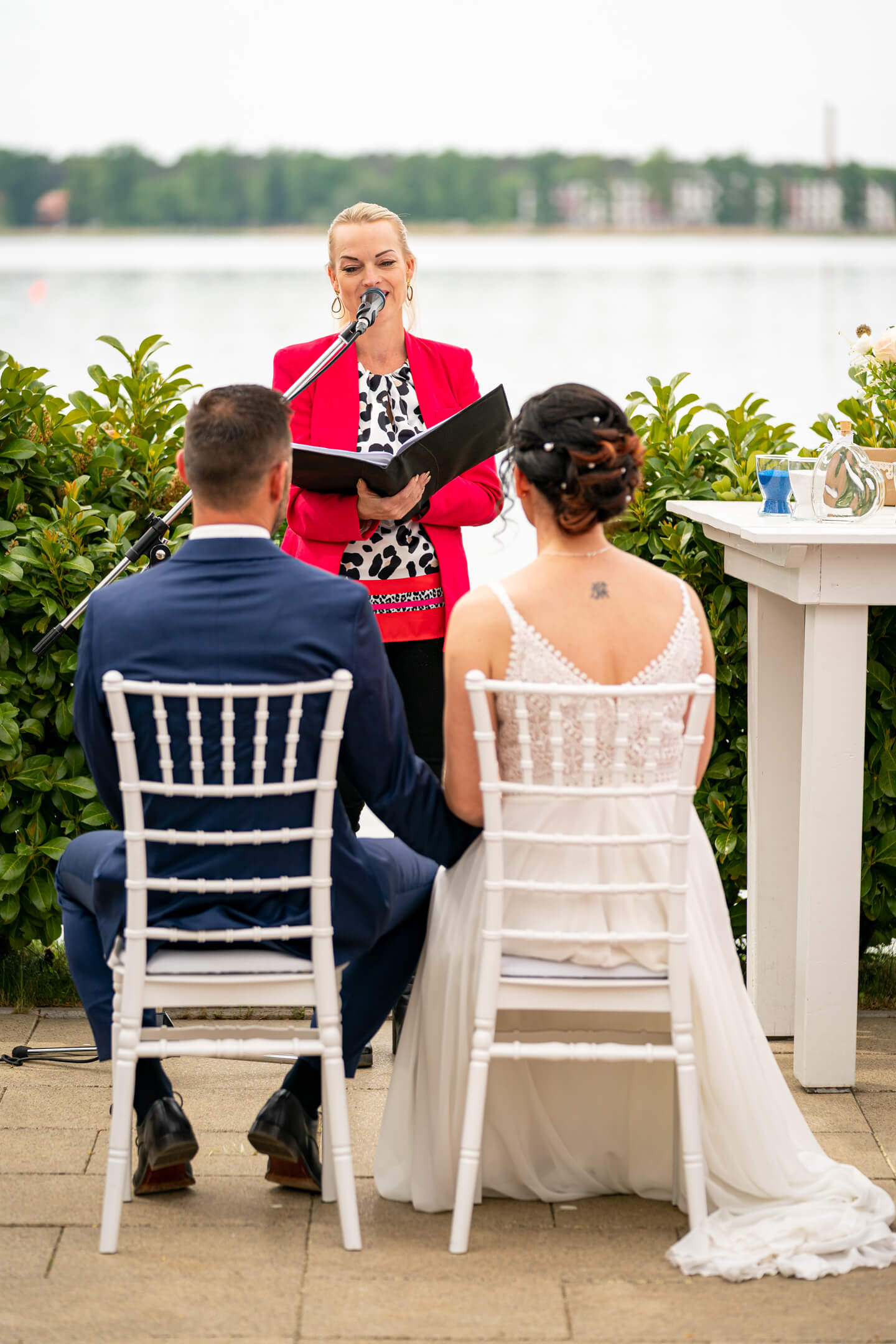 Trauungszeremonie am Neusiedler See
