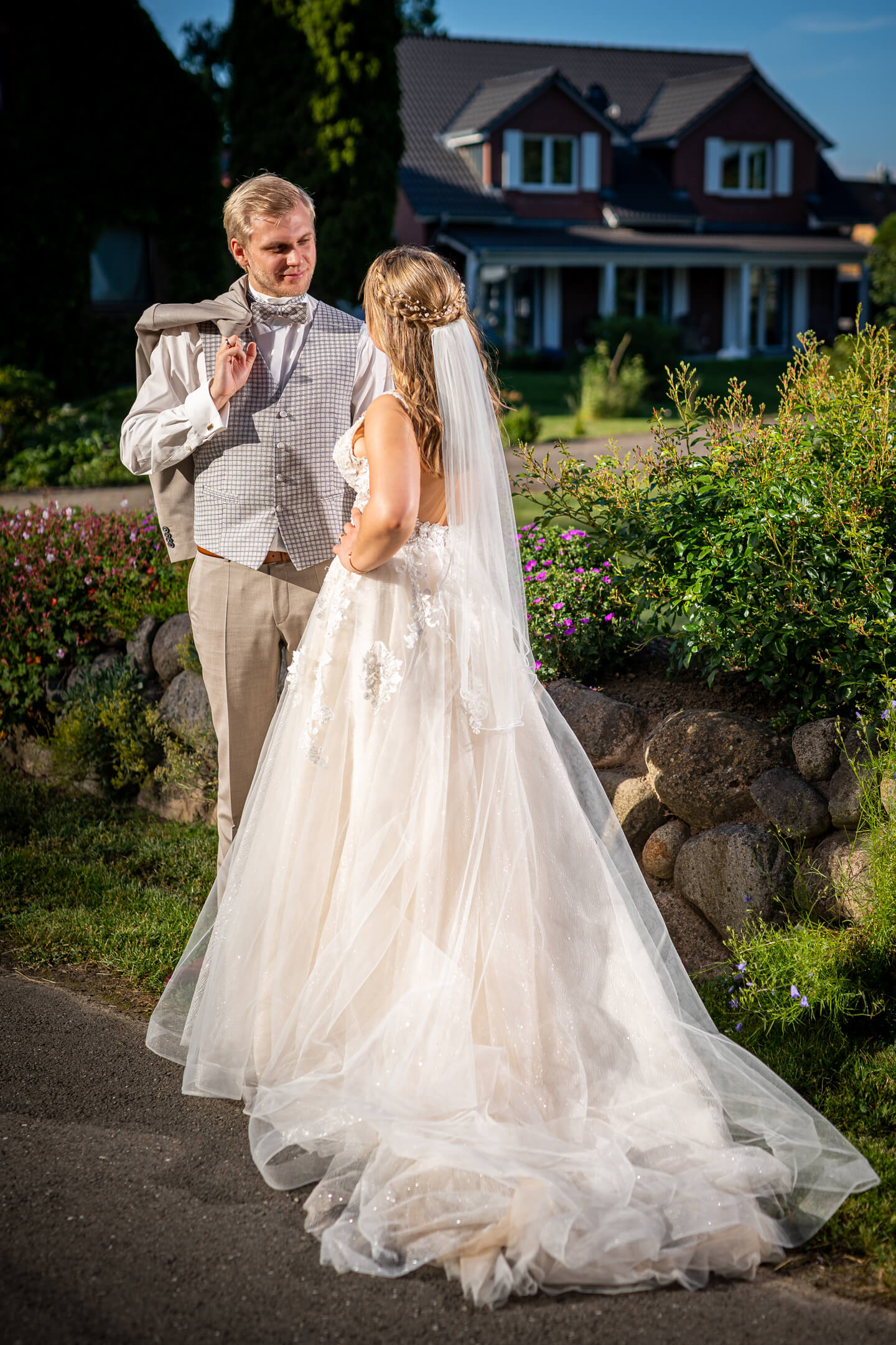 Blitzen bei Sonnenschein