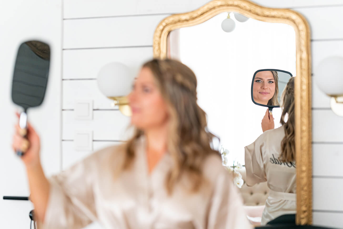 Getting ready der Braut fotografieren