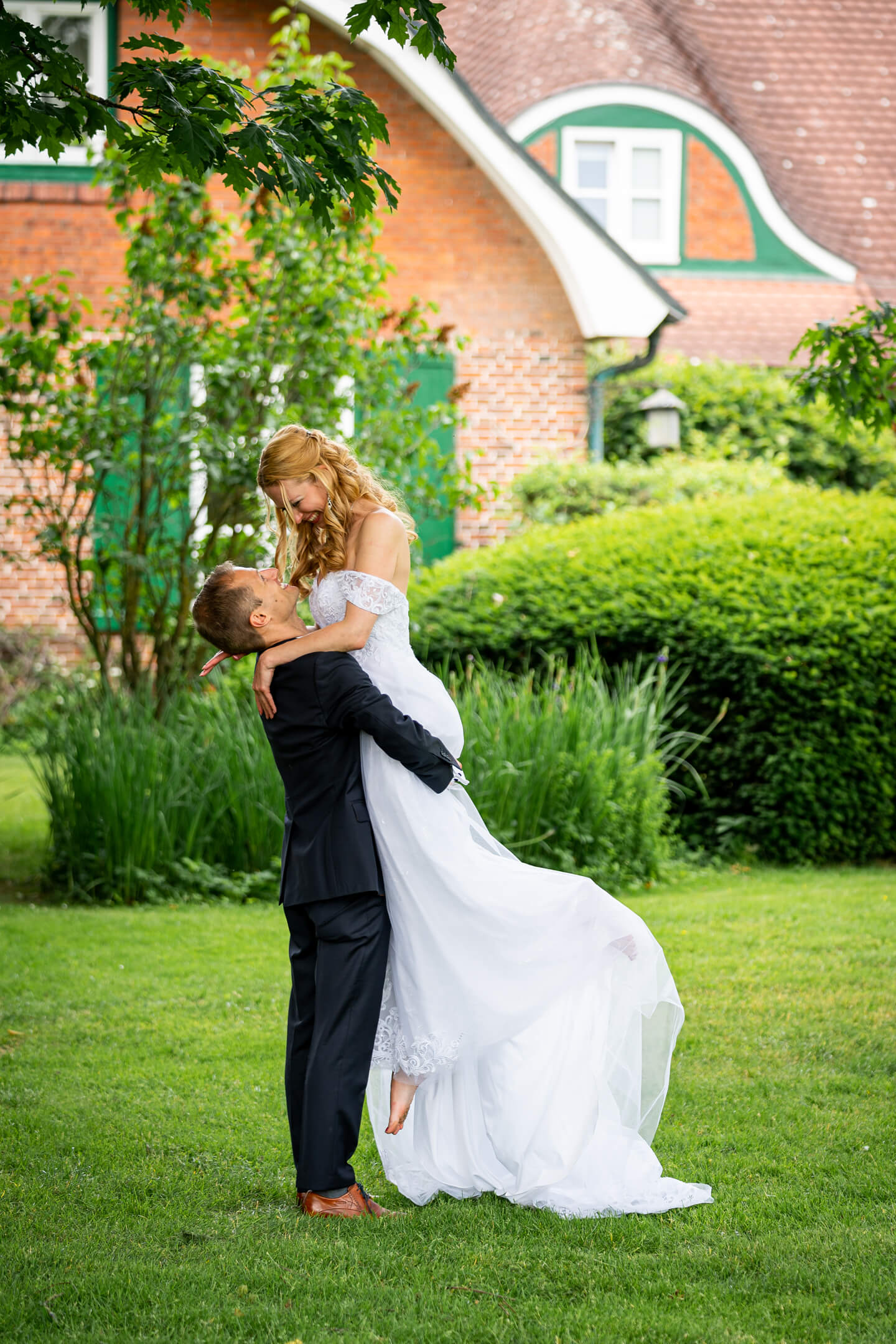 Hochzeitsfotos auf Gut Basthorst.