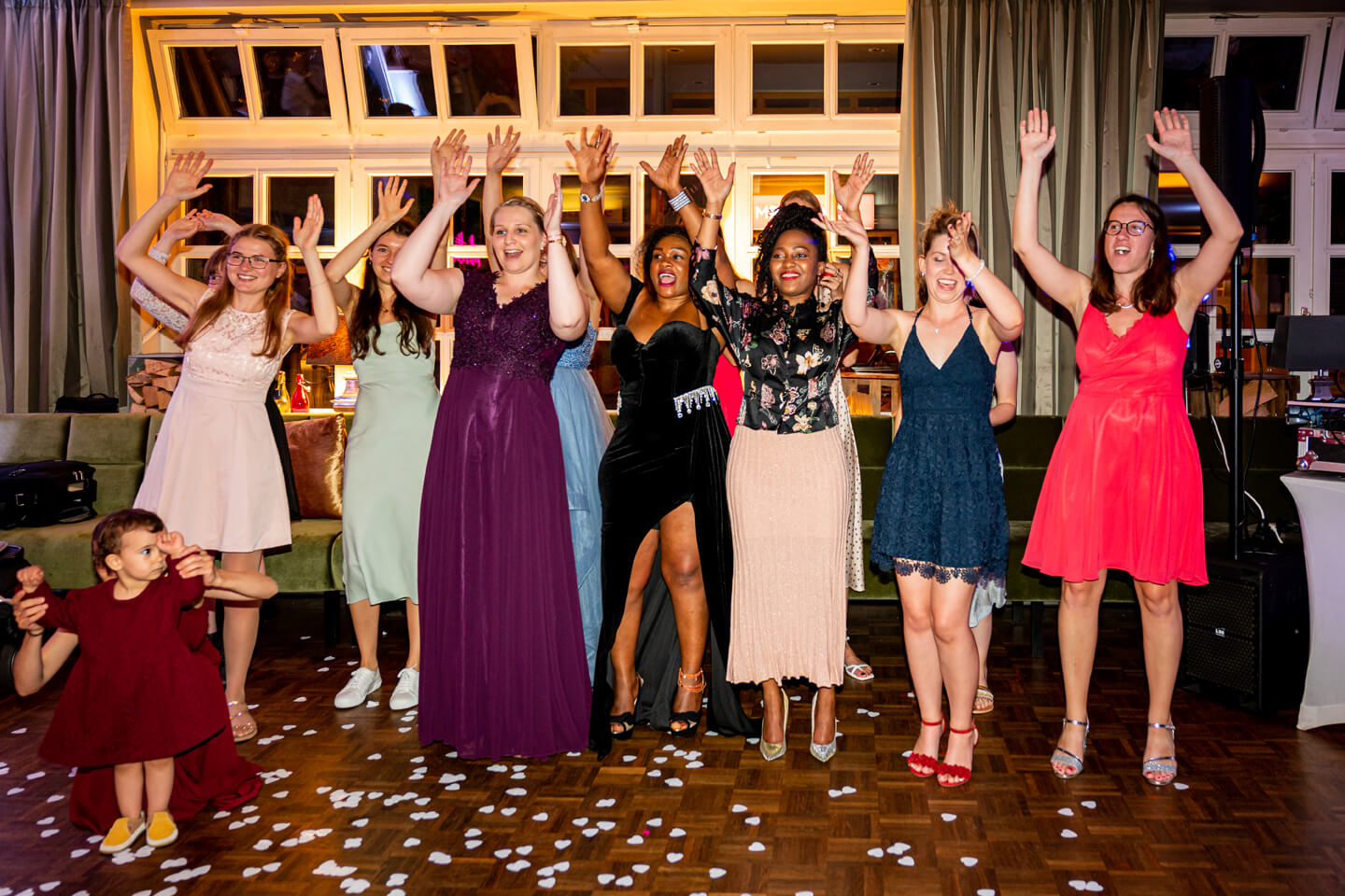 Fangen vom Brautstrauss