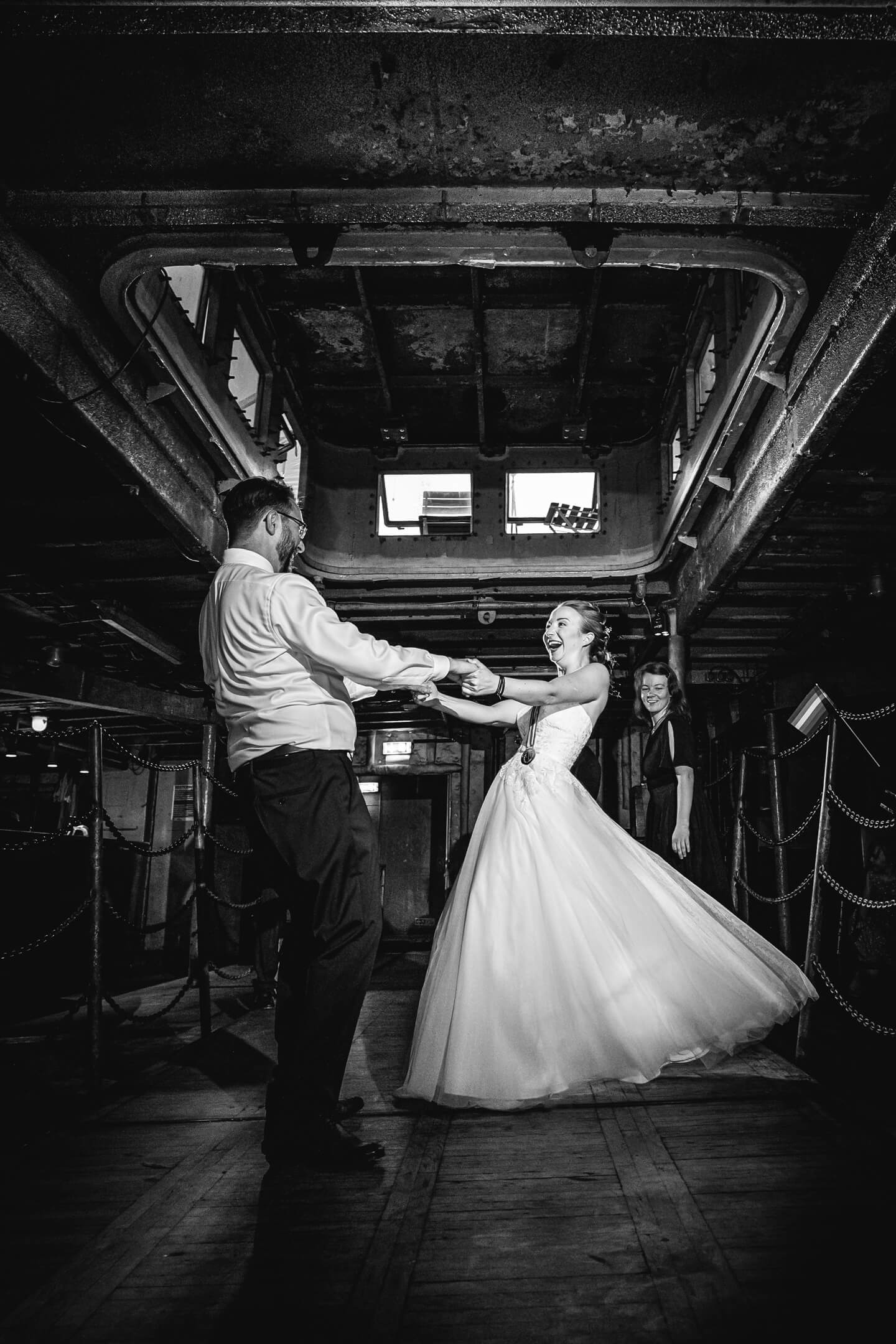 Hochzeit auf der MS Stubnitz in Hamburg