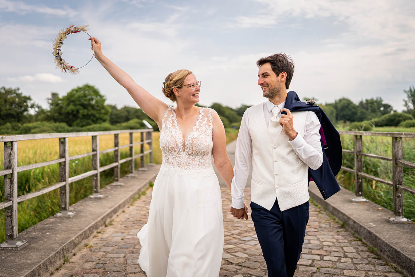 Hochzeitsfotos mit dem Brautpaar in Henstedt-Ulzburg