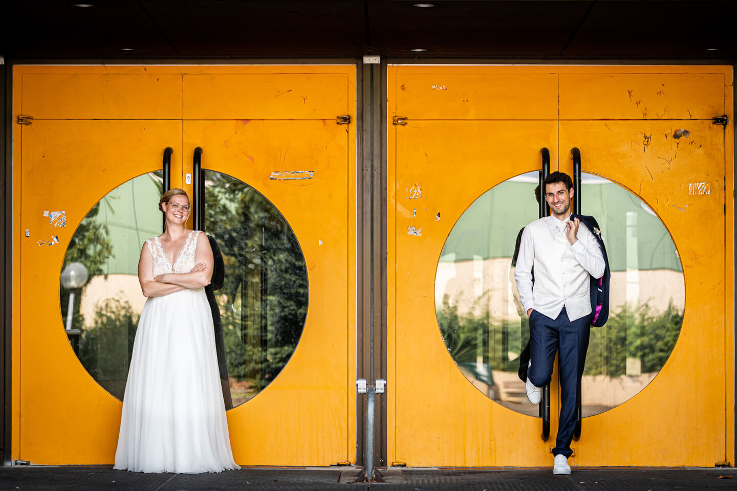 Freches Hochzeitsfoto