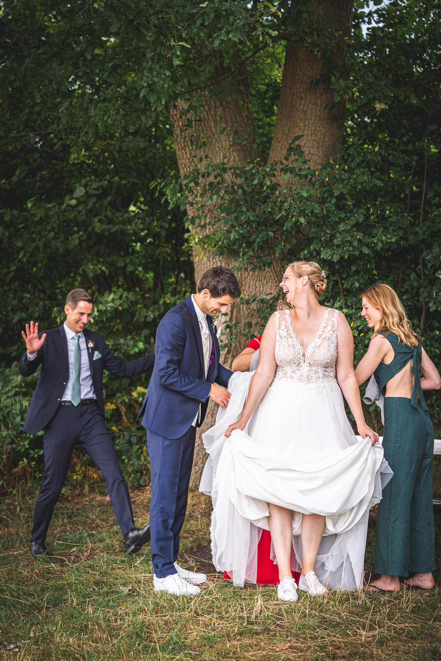 Outtake beim Hochzeitsshooting mit dem professionellen Fotografen Florian Läufer aus Hamburg