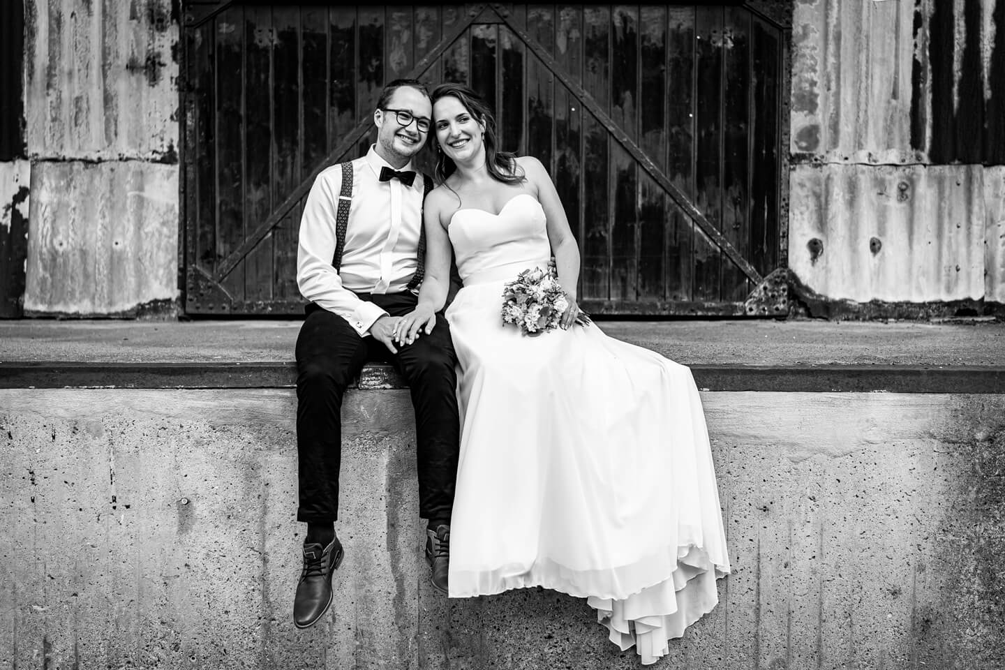 Brautpaarshooting bei den media docks in Lübeck