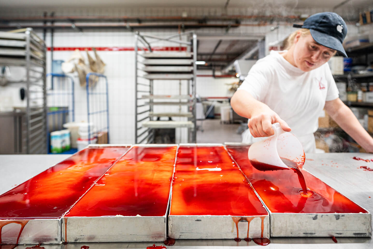 Handwerk fotografieren in der Konditorei.