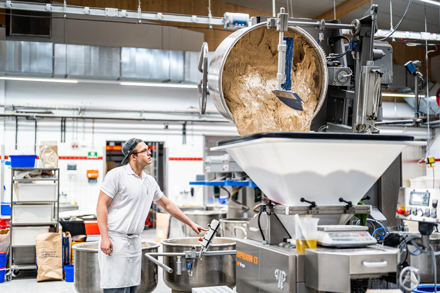 Industriefotografie Hamburg. Bäckerei Braaker Mühle.
