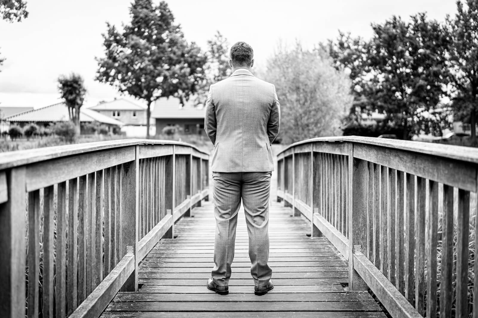 Warten auf die Braut