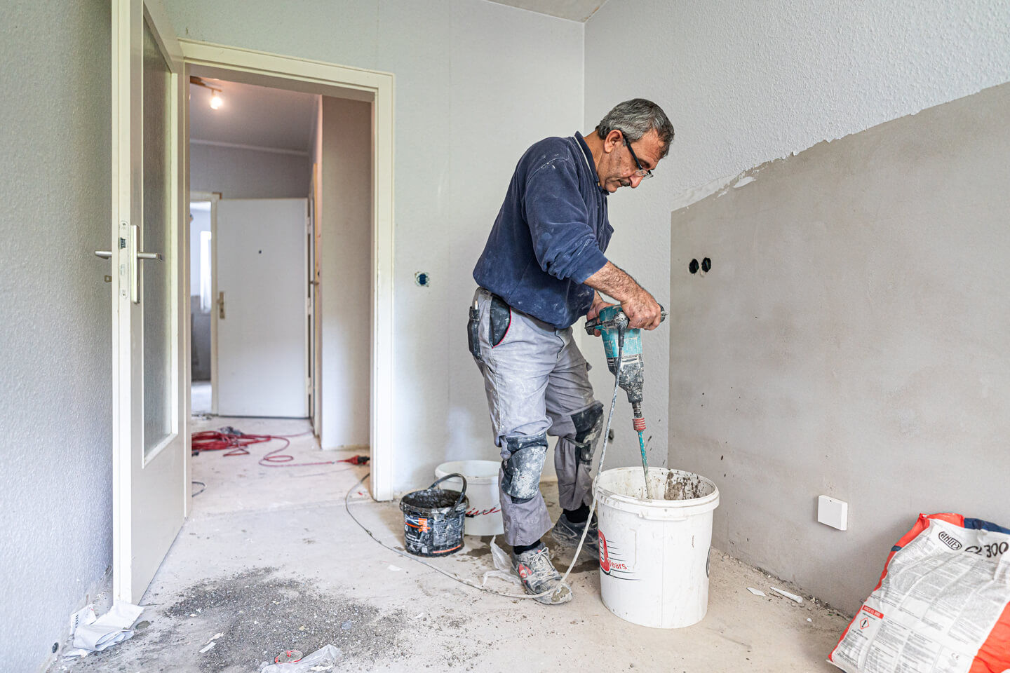 Fliesenleger Fotoprojekt Integration