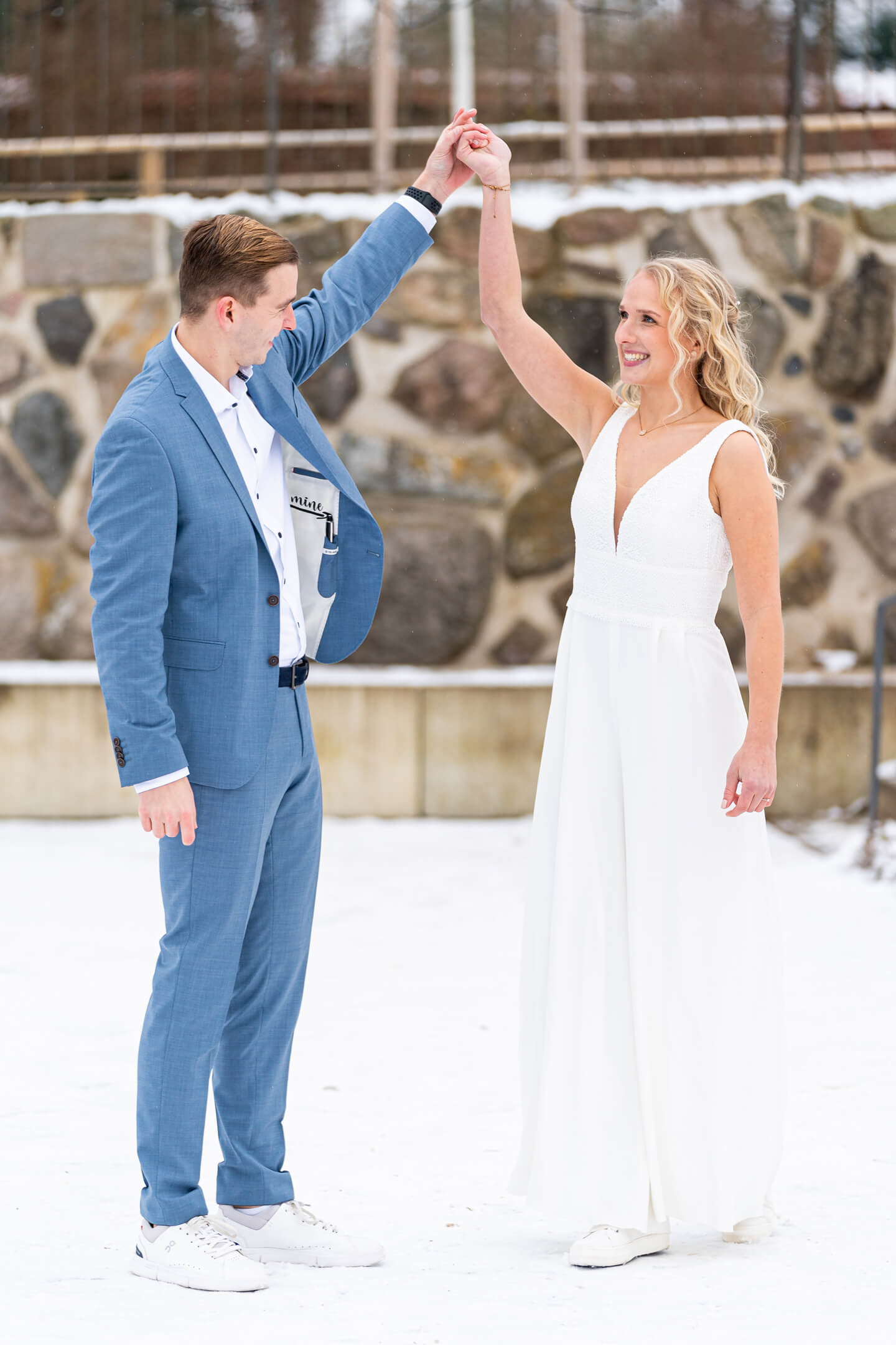 Winterhochzeit im Schnee mit dem Fotografen Florian Läufer aus Hamburg