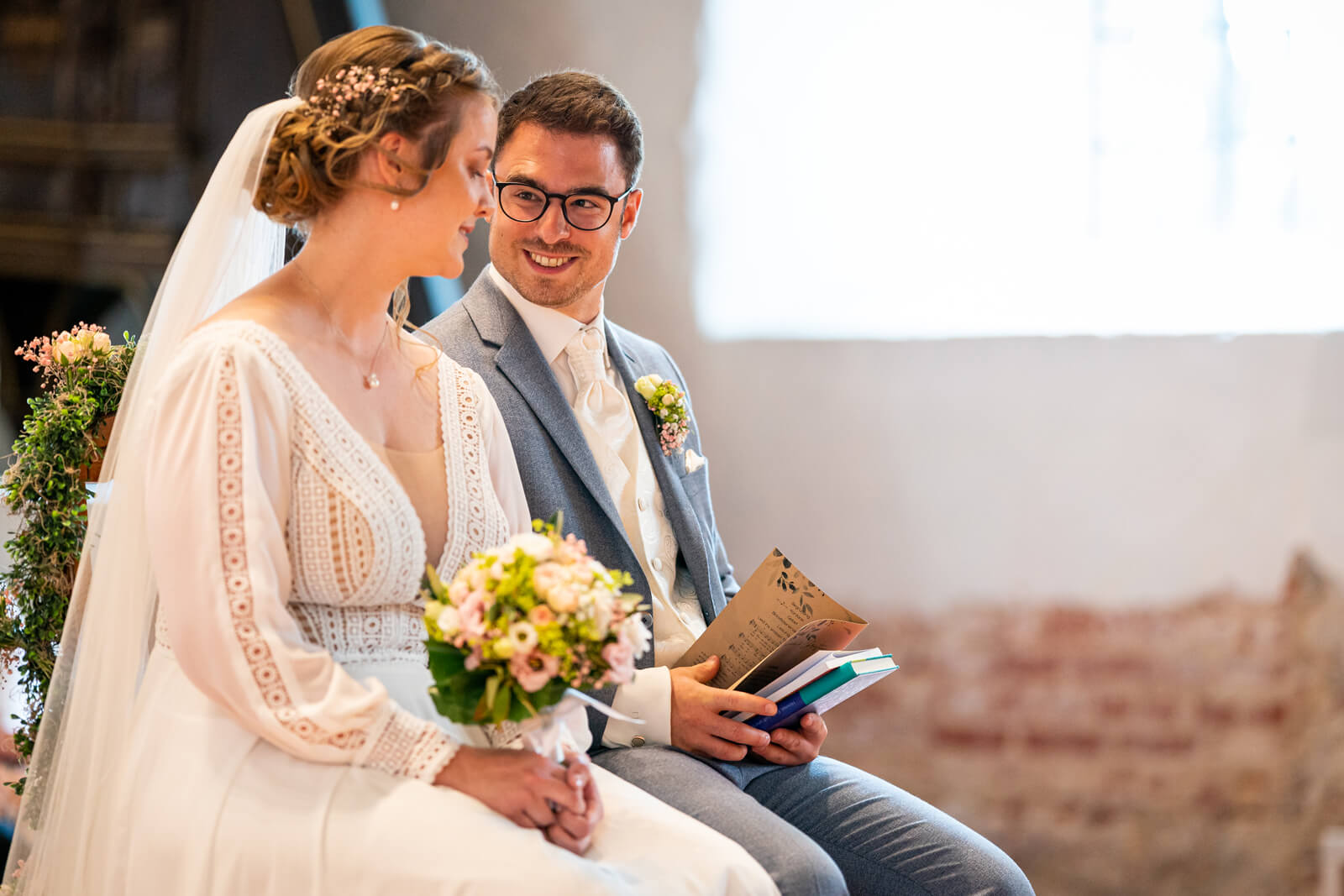 Trauung vom Hochzeitspaar