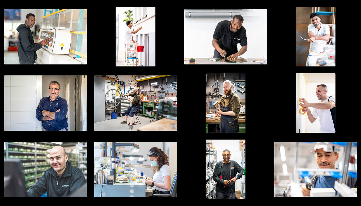 Ein Integrationsprojekt: Brücke ins Handwerk