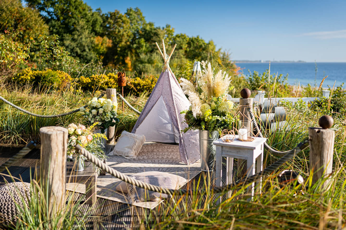 Vorbereitungen zum Antrag an der Ostsee.
