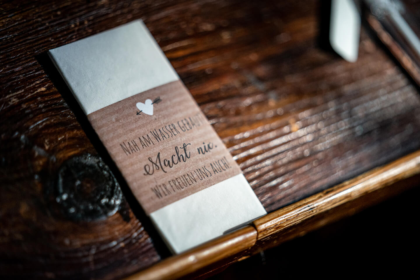 Taschentuch für die Freudentränen.