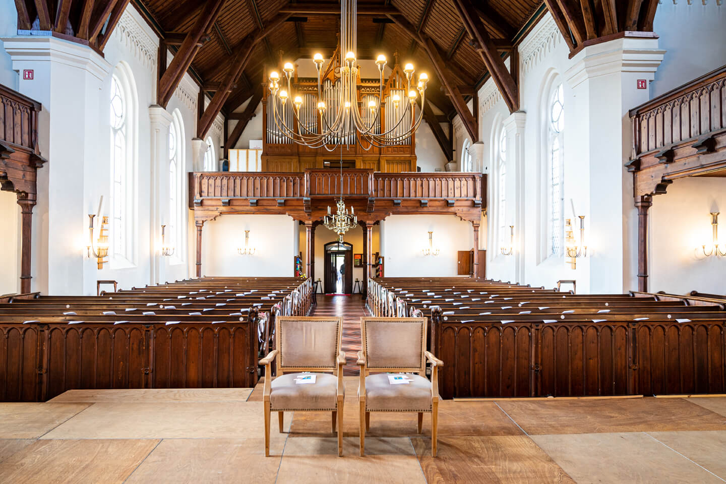 Michaeliskirche kurz vor der Hochzeit