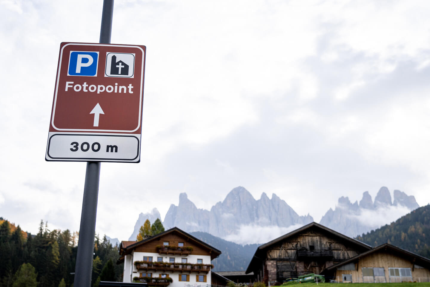 Ausschilderung zum Fotopoint