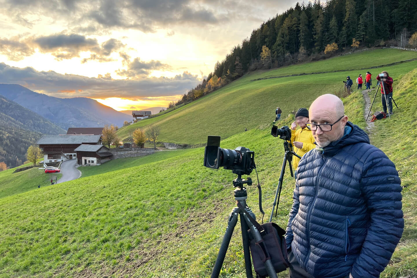 Wie wird das Licht? fragt sich der Fotograf